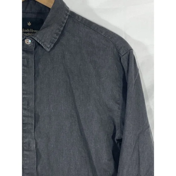 Vintage Rare Afends Hemp Revolution Men's Size 2 Gray 55% Hemp Organic Cotton